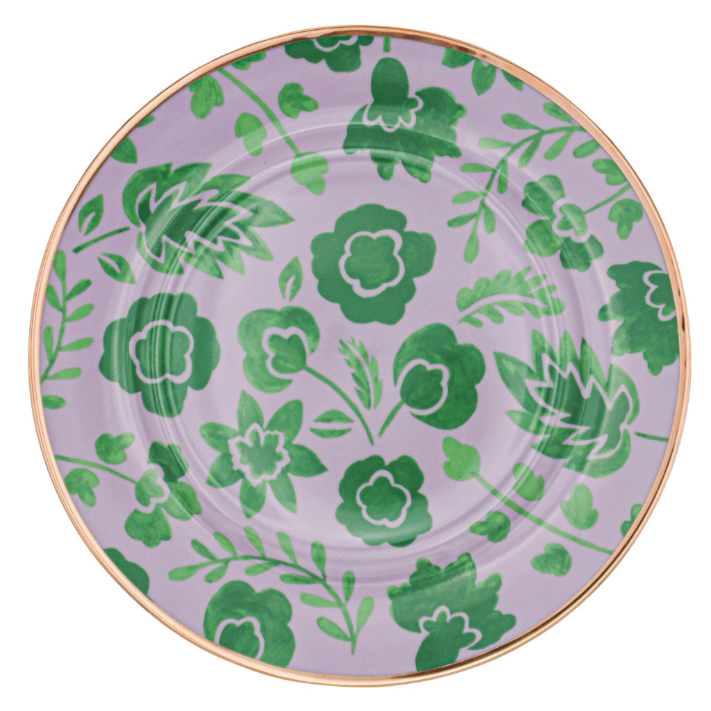 Bernadette Leaf Dinner Plate - designer dinner plate from Vintage Palm collection | Ro'Table NYC