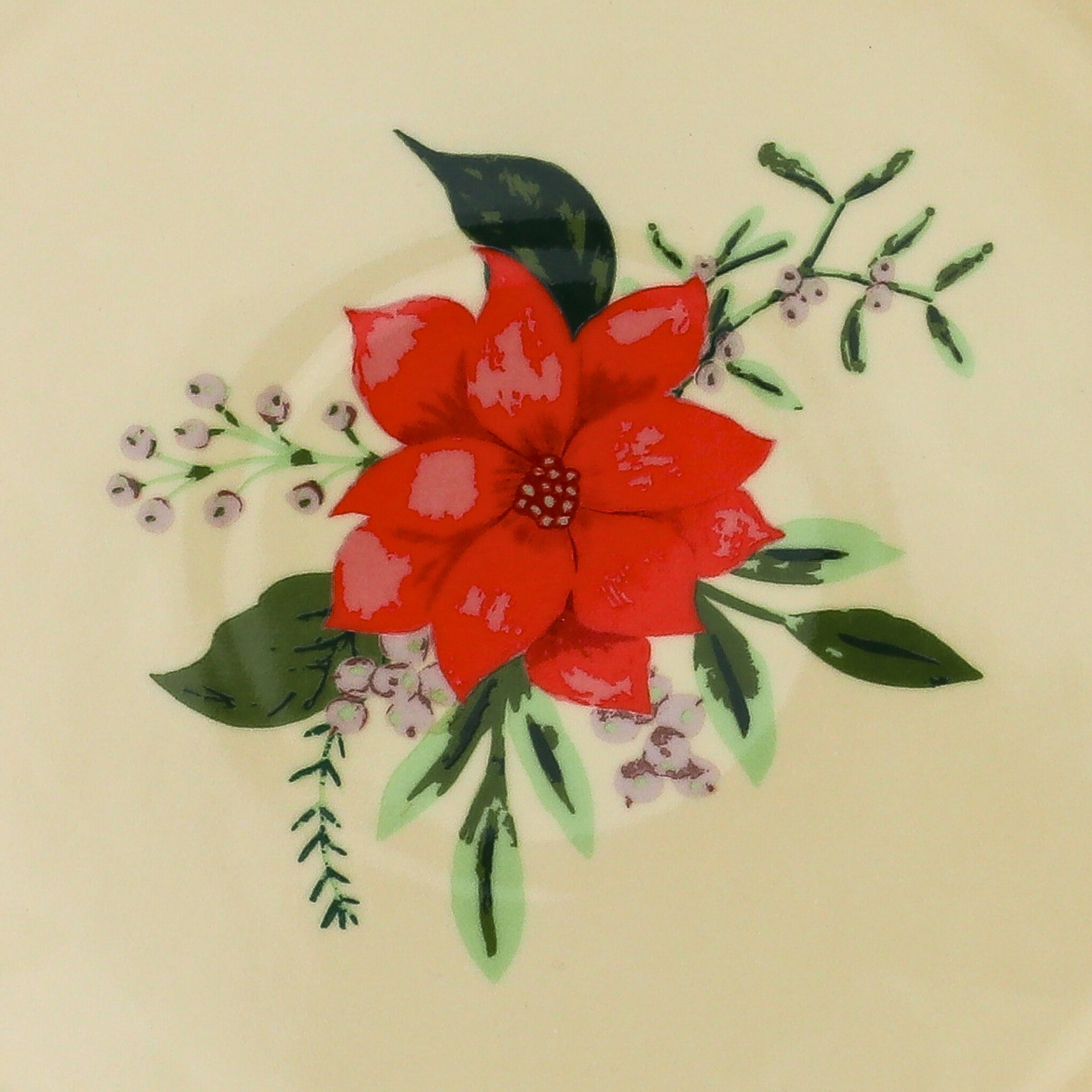 Fabled Flora Scalloped Dinner Plate styled on a luxury dinner table setting - Ro'Table NYC