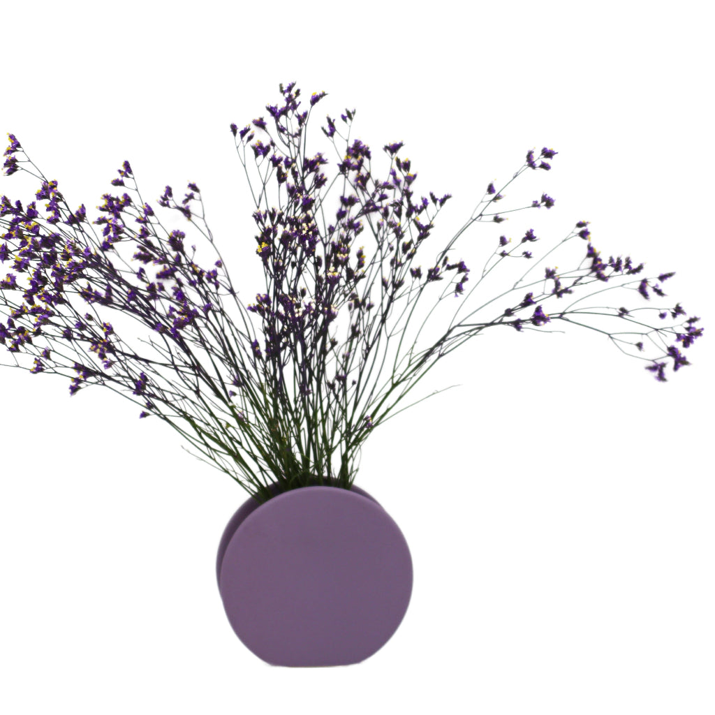 Lavender Macaroon Ceramic Vase - Pair - ceramic vase for elegant dinner parties | Ro'Table NYC