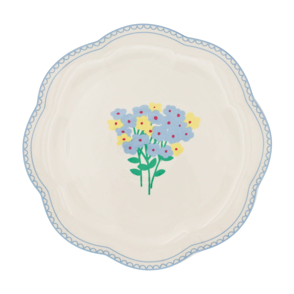 Meadow Flora Starter Plate - designer side plate from Cedric & Luca collection | Ro'Table NYC