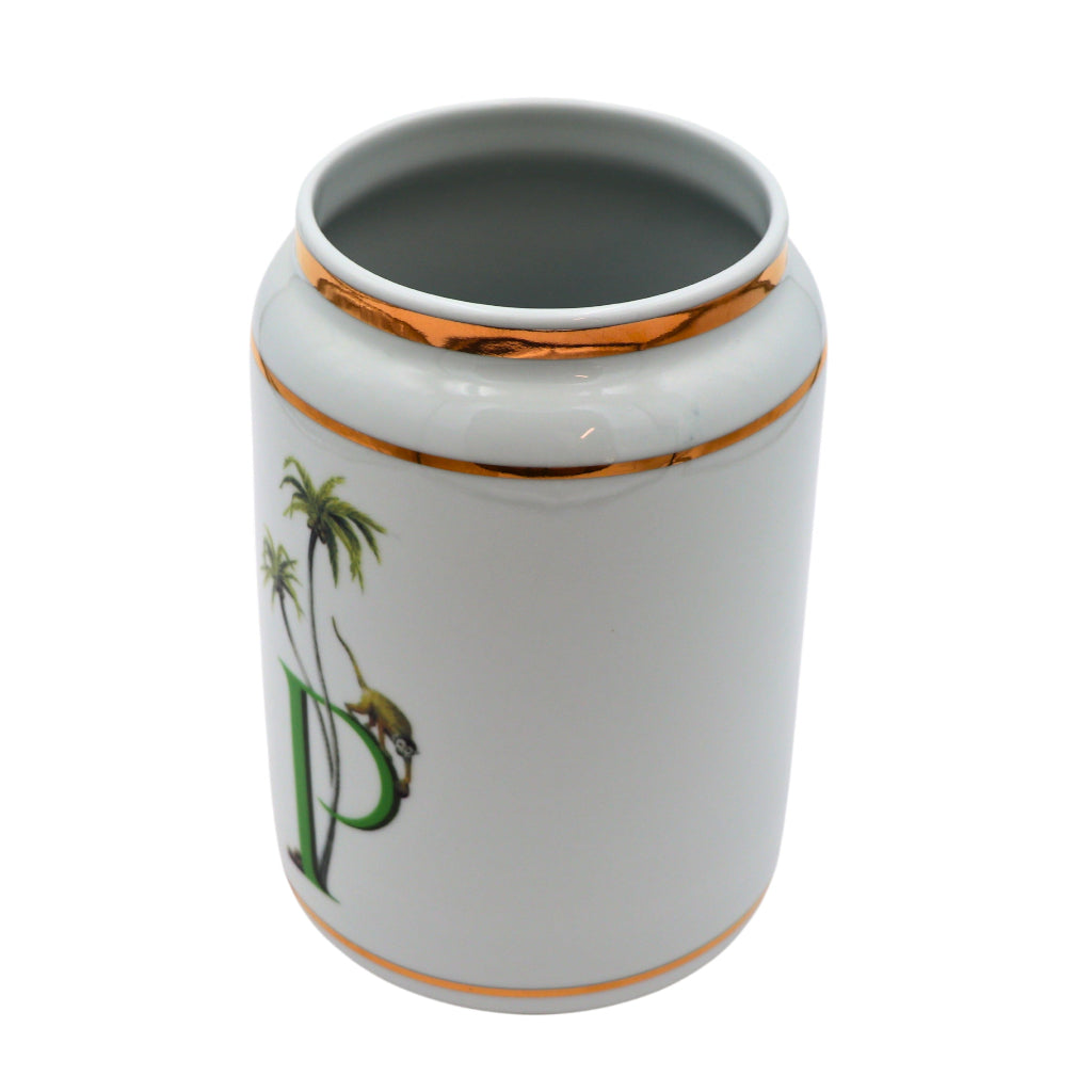 P for Primate Vase overhead view showing elegant silhouette and finish - Ro'Table NYC vase