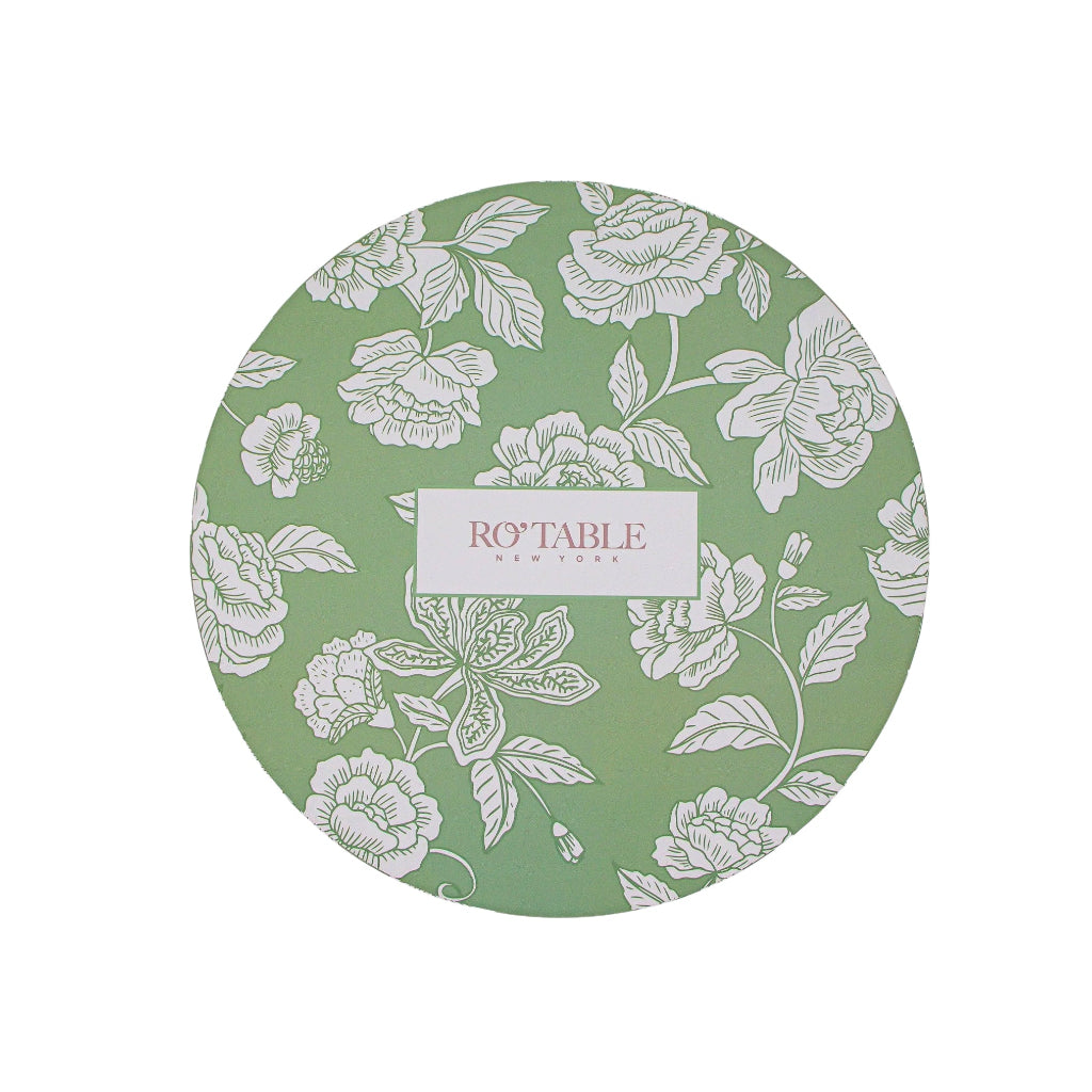 Round Gift Box with Lid arranged with complementary tableware and decor - Ro'Table NYC