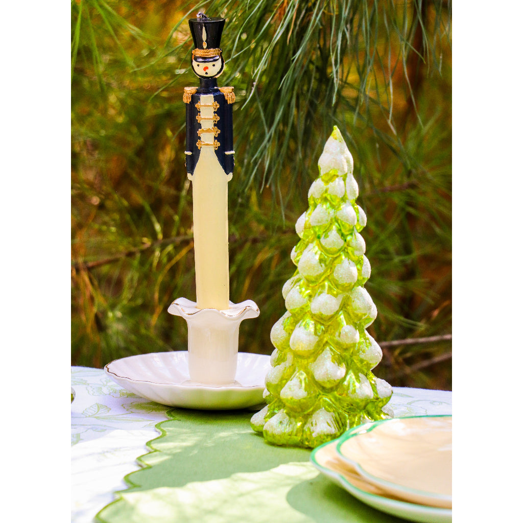 Winter-glow Pine Tree - Pair styled on a luxury dinner table setting - Ro'Table NYC