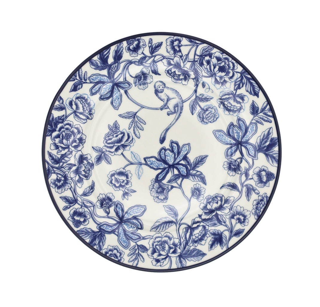 Bombay Blue Starter Plate - designer side plate from Shimla Social collection | Ro'Table NYC