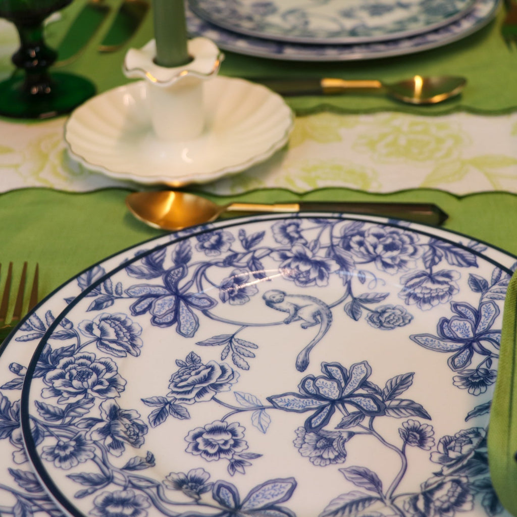 Bombay Blue Starter Plate beautifully presented for gifting and entertaining - Ro'Table NYC