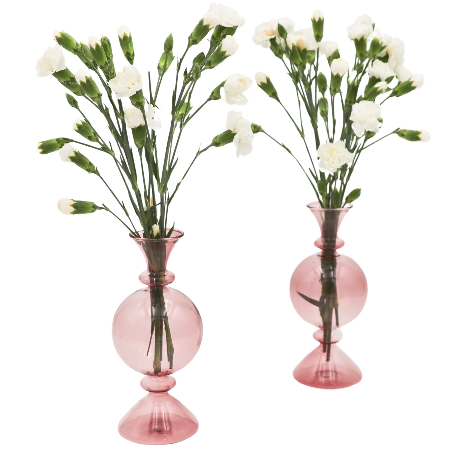 Cherry Blossom Bauble Vase - Pair - ceramic vase for elegant dinner parties