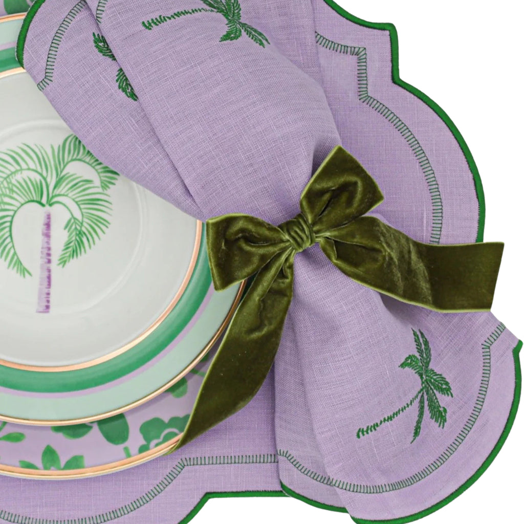 Jeweled Mirage Napkin - cloth napkin from Vintage Palm collection