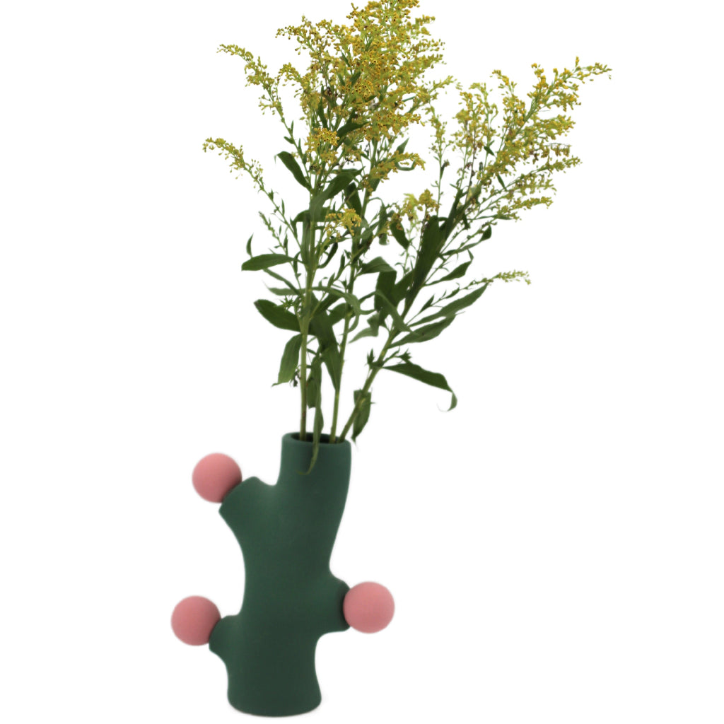 Deco Cacti Vase - ceramic vase for elegant dinner parties | Ro'Table NYC