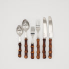 Dark Bamboo Cutlery Set 6 piece