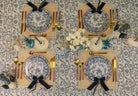 Chinoiserie Blue Tablescape, with matching tablecloth, cutlery and dinner plates