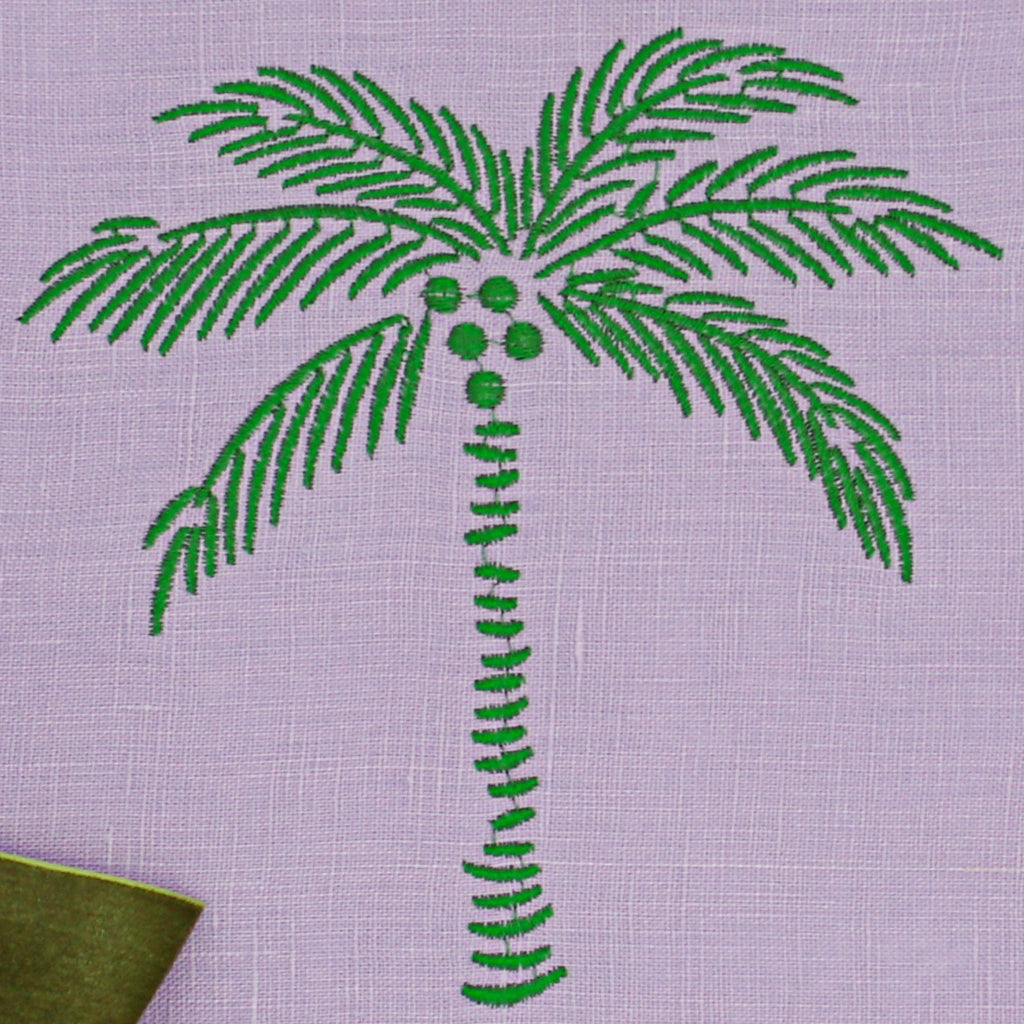 Jeweled Mirage Napkin paired with Vintage Palm collection tableware for a complete place setting - Ro'Table NYC