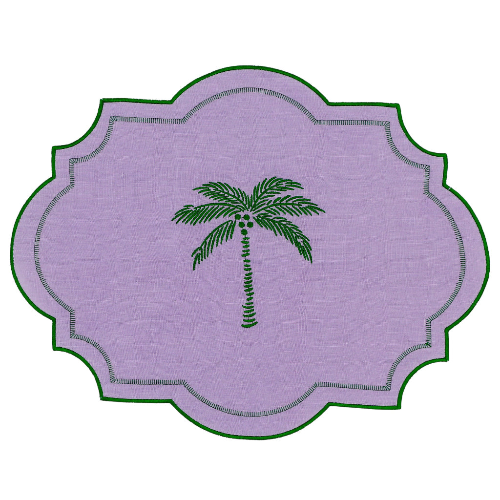 Jeweled Mirage Placemat - luxury dinner placemat from Vintage Palm collection | Ro'Table NYC