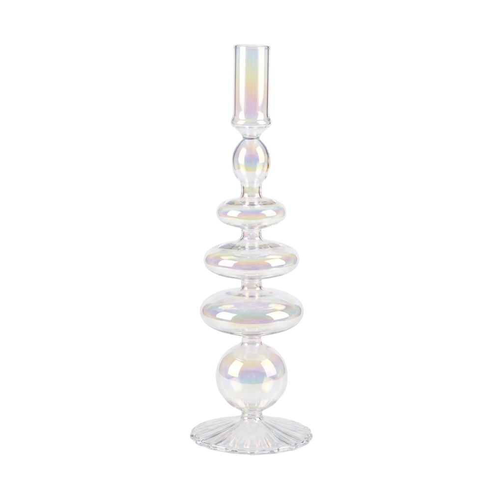 Rainbow Prism Candle Holder - Glass candle holder for elegant dinner parties | Ro'Table NYC