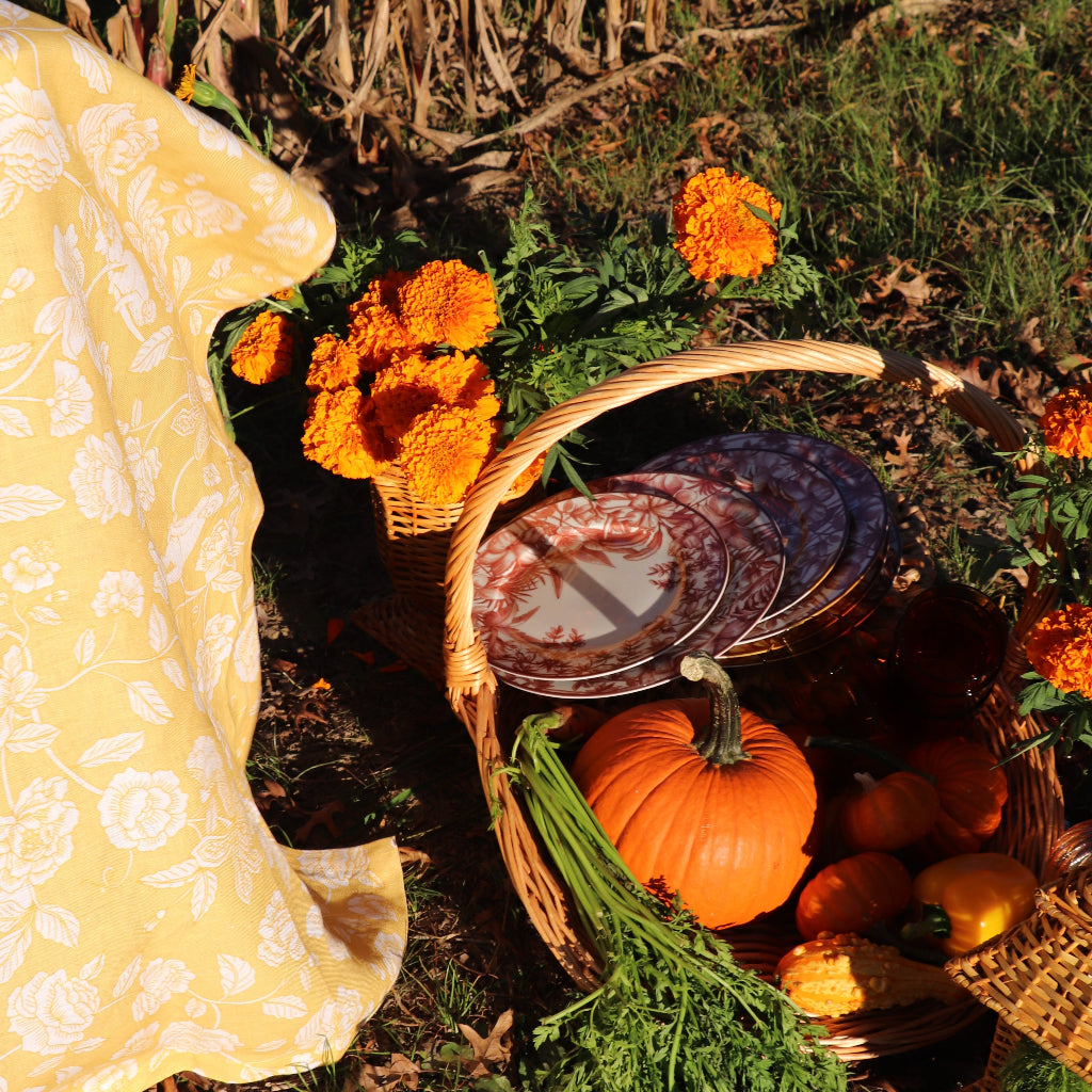 Sepia Estate Starter Plate as part of the full Shimla Social collection by Ro'Table NYC