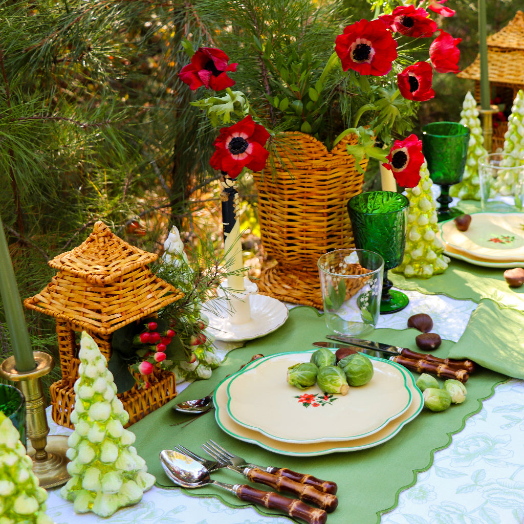 Winter-glow Pine Tree - Pair beautifully presented for gifting and entertaining - Ro'Table NYC